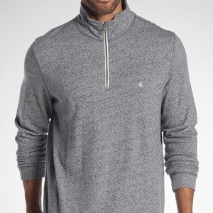 NWT Tailor Vintage Marled French Terry 1/4 Zip Sweatshirt